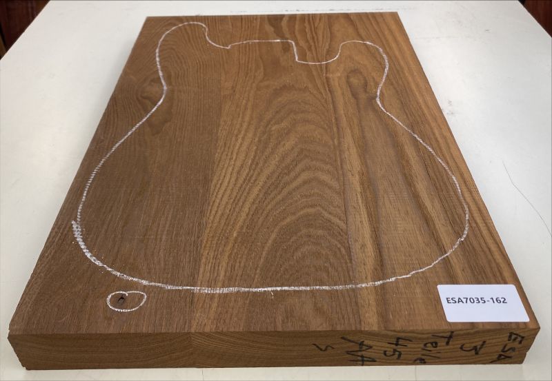 Body Swamp Ash, 3-pcs., Choco thermo-treated, Unique Piece #162